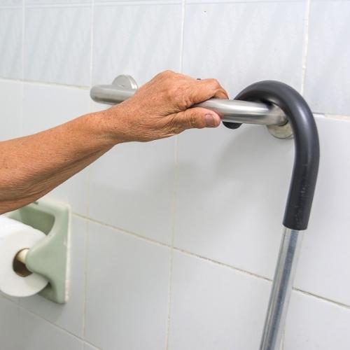toilet with grab bars (1) toilet with grab bars